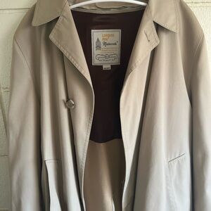 London Fog Tan Trench Coat Maincoat